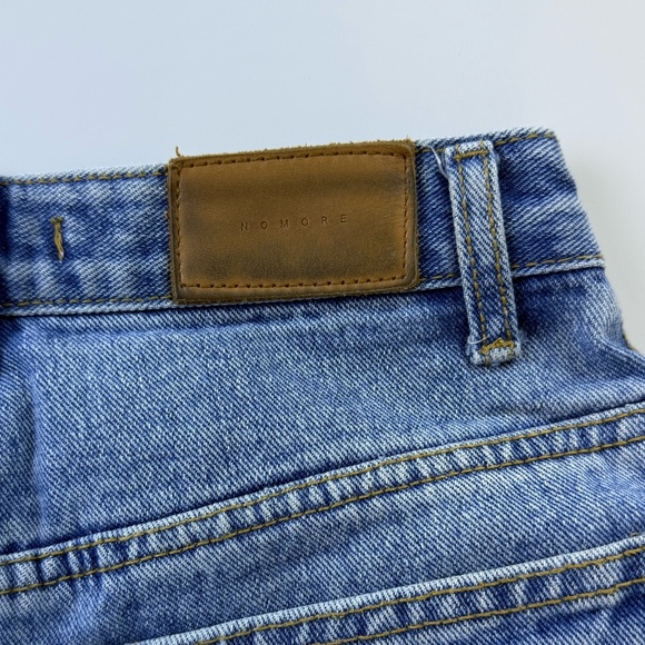 Nomore Blue Wide Leg Jeans N279-15 - Picture 5 of 8